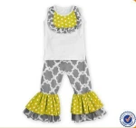 New arrival childs handmade knit baby sweater design Unique strip spring sweaters 2014