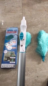 New arrival duster handle spin feather microfiber duster