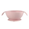 New Arrival Eco-friendly Non-toxic Strong Suction Bowl Spoon Set Silicone Baby Feeding Bowl And Plate