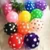 new arrive adult party bright floating light polka dot latex balloon