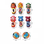 New Arrivial Summer Toys PU Material Soft Toy Bowling Toys With 6 Pieces