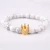 Import New Charm Trendy Imperial Golden&Black Crown Bracelets Men Natural Stone Beads Bracelet For Women Men Jewelry Accessories from China