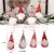 Import New Christmas Ornaments Forest Old Man with Lamp Pendant Faceless Doll Luminous Small Pendant Christmas Tree Ornaments Girl Back from China