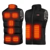 New Design Autumn Winter Smart Heating Cotton Vest USB Infrared Electric Heating Vest