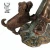 Import New Design bronze bronze mailbox statue with boy and dog on the tree from China