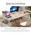 Import New Design Customizable modern home office professional Home working student study writing computer laptop desk from China