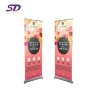 New design customized size retractable banner stand display roll up banner base