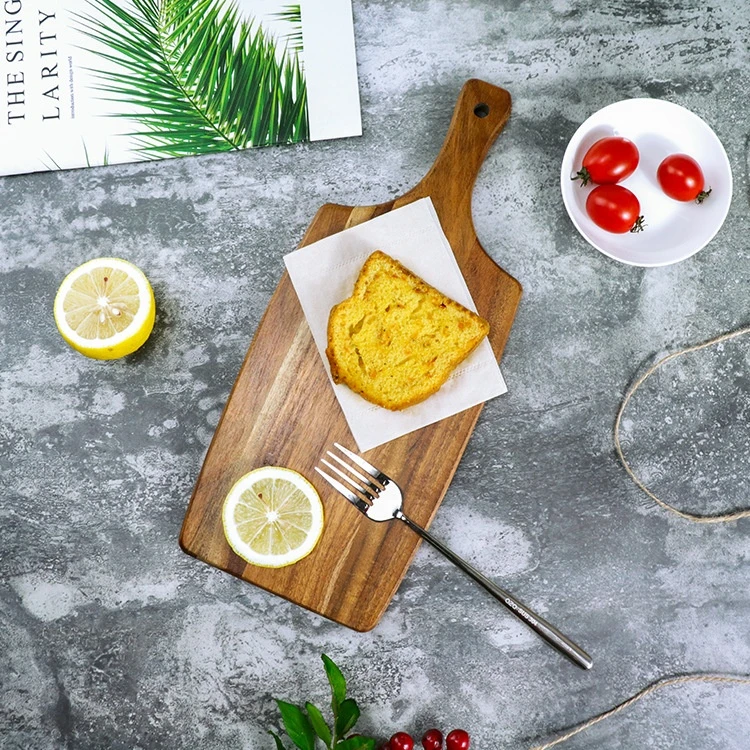 new design kitchen accessories wooden serving tray acacia wood cutting board