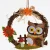 Import New Herbst Figures with House Furnishing Articles Gift Flower Wreath of Rattan Autumn Decoration Products from China