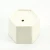 Import New hot wholesale hexagon white ceramic mini succulent pots with bamboo tray from China