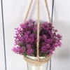 New products OEM design artificial flower plant pot home decoration