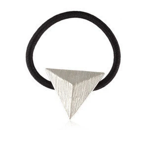 New Refine Hot Sale Geometric Metal Triangle Elastic Hair Band