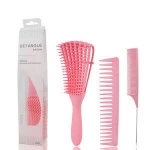New Scalp Massage Comb Hair Brush Women Detangle Hairbrush Anti-tie Knot Octopus Type Comb Set