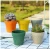 Import New Style Eco Biodegradable Bamboo Fiber Flower Pots biodegradable coconut fiber pots roman style flower pot from China