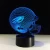Import NFL Touch Lamp 7 Colors Dallas Cowboys Sleeping LED Lampara 3D Acrylic Night Light from China