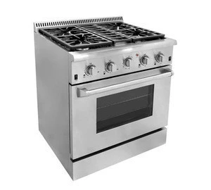 NG /LP 30 " kitchen appliances 4 burners freestanding gas cooker with ovens