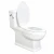 Import NL160 Foshan China ANNWA White High Quality One-piece Toilets With Soft Close Toilet Seat from China