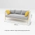Import Nordic clothing shop small wall bed with sofa modern contracted womens studio iron sofa modern from China