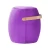 Nordic creative designer wooden bucket fabric with high density foam round stool for living room