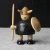 Import Nordic Denmark Log Carving Viking Decoration Solid Puppet Soft Decoration Wood Pirate Home Decoration from China