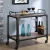 Import Nordic fashion retro style mobile metal wooden dining car bar trolley from China