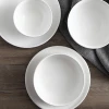 Nordic Style Ceramic Dinner Set Plate Wedding Board Matte White Ceramic Tableware