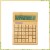 October new arrival financial wooden calculator with percent