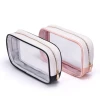 Oem Custom Mini Blush Pink Bags Waterproof Travel Size Beauty Case Private Label Brush Clear Makeup Bag
