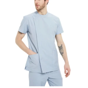 OEM Medical Set Work Hospital Uniform Male Nurse White Uniform Designs
