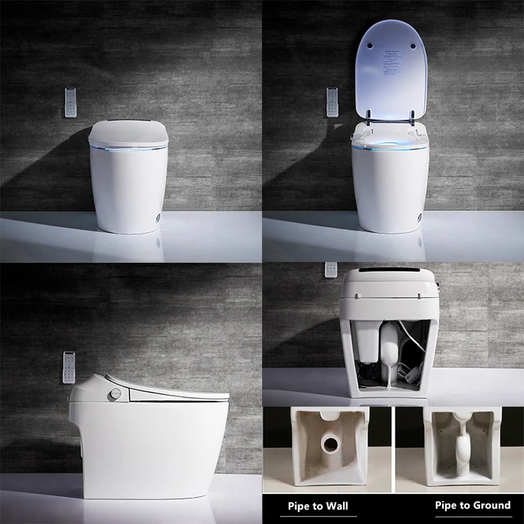 OEM SALA Automatic popular sanitary ware bathroom intelligent smart electric one piece bidet smart toilet