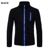OEM  Wholesale Cheap Man Winter Casual Outerwear Polar Fleece Men&#039;s Jackets and Coats  in Winter and Autumn