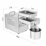 Oil Press Machine Commercial Olive Oil Press 3 - 6 kg/h