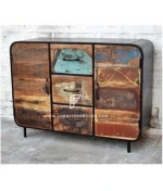 One-of-a-Kind Rustic Sideboard Home Decoration Furniture From India
