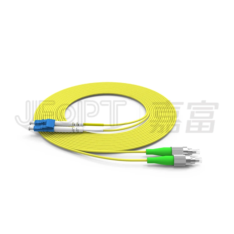 Optic fiber patch cord duplex 3m LSZH FC-LC single mode fiber optic patch cord