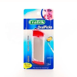 OraTek Plastic Toothpick 50pcs with Mirror