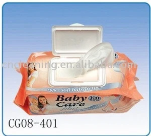 organic baby wipes 100pcs/bag wet wipes for baby skin care