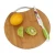 Import Original bamboo Cutting & Serving Board 3 Piece Set, Round Shaped Designed Chopping Block from China