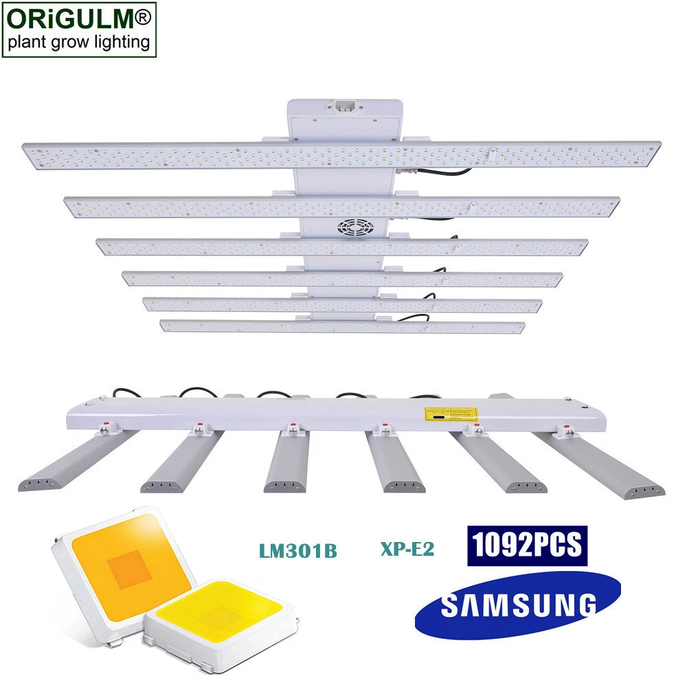 ORIGLITE PWM Dimming 365W Samsung LM301B LED Plant Grow Light Lumen Dimmable for Different Plants at Different Stages of Growth