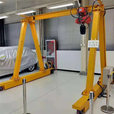 Outdoor a Frame Drawing Gantry Crane Small Workshop Mobile Shipyard Gantry Crane, 1 2 3 5 7.5 10 Ton Design Provided 500 ZHONGPU