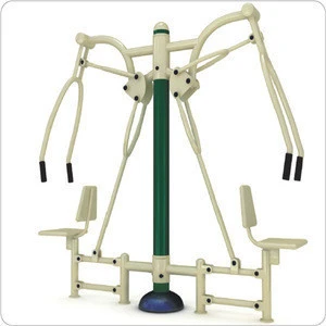 Outdoor Fitness Equipment Double Seated push trainer, Outdoor Gym Equipment, Body strong fitness equipment for park
