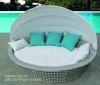 Outdoor Furniture Round Sofa with Canopy