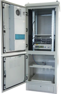 Outdoor ODF network storage fiber Optic Distribution Outdoor Cross Connect Base Station Cabinet