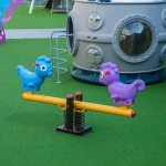 Outdoor playground kids seesaw toys amusement park toys plastic children seesaw