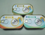 Oval Canned Sardine Fish in Brine