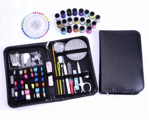 Over 130 DIY Premium Sewing Supplies, Zipper Portable & Complete Mini Sew Kit for Traveller, Adults, Beginner, Emergency