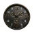 Import Oversized Round Antique Style Metal Decorate Wall Clock Movement Mechanism With Moving Gears and Arabic Numerals on Glass from China