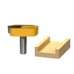 OX CNC Wood Milling Cutter Straight End 1/2" Shank 2-1/4" Dia Bottom Cleaning Router Bit