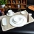 Import P44 Hotel Restaurant White Ceramic Dinnerwares Porcelain Catering Tablewares from China
