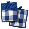 Pad Potholder Custom Heat Resistant 100% Cotton Pot Holders And Oven Mitts