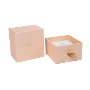 Paper Luxury Pink Drawer Rectangle Necklace Jewelry Packaging Box